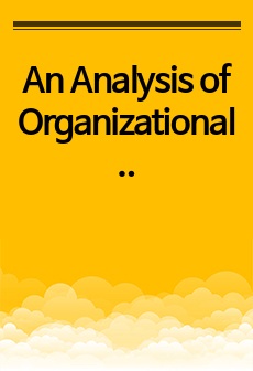 An Analysis of Organizational Change in the Public Sector